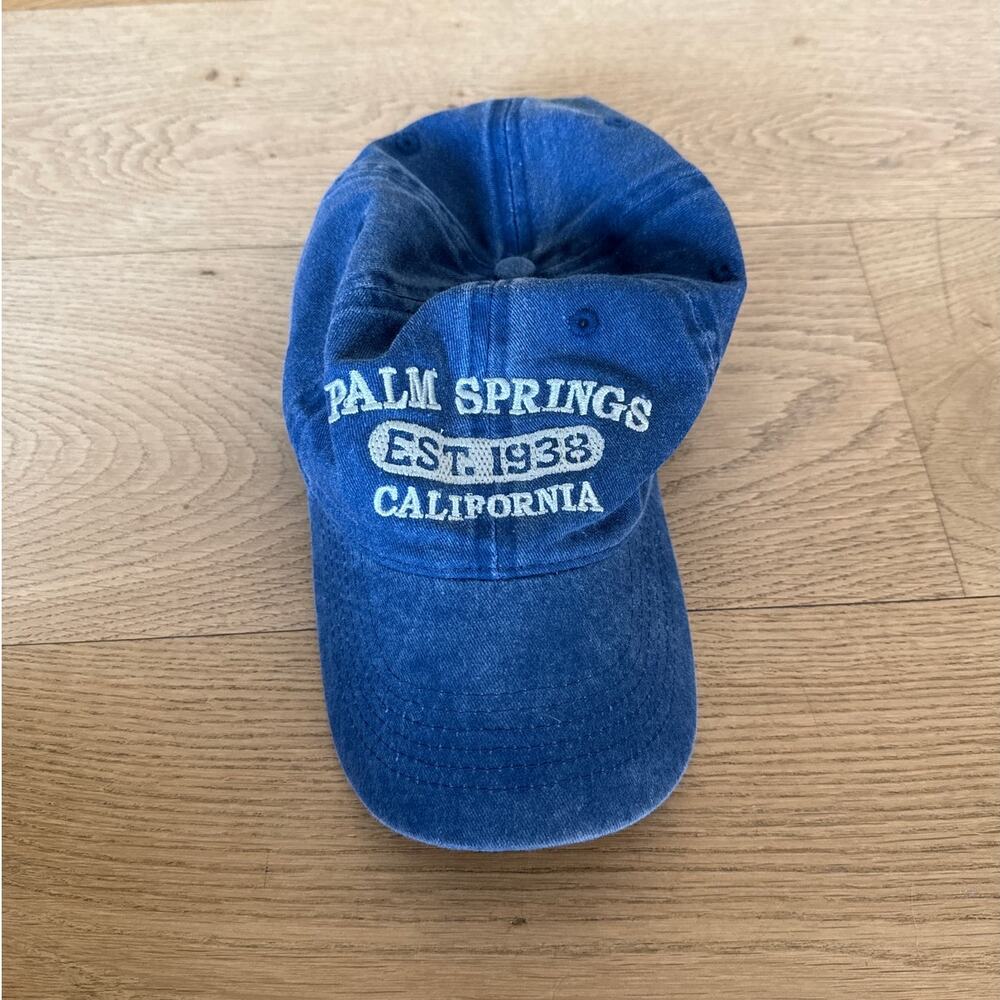 ESY - Palm Springs Est 1938 Cap Hat in Blue & White